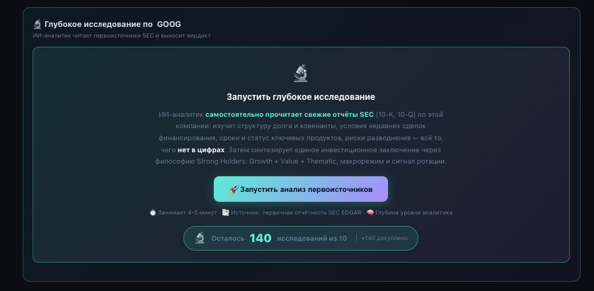 Мы разобрали каждую акцию так, как это делает аналитик за $500 000 в год. И показываем вам всё